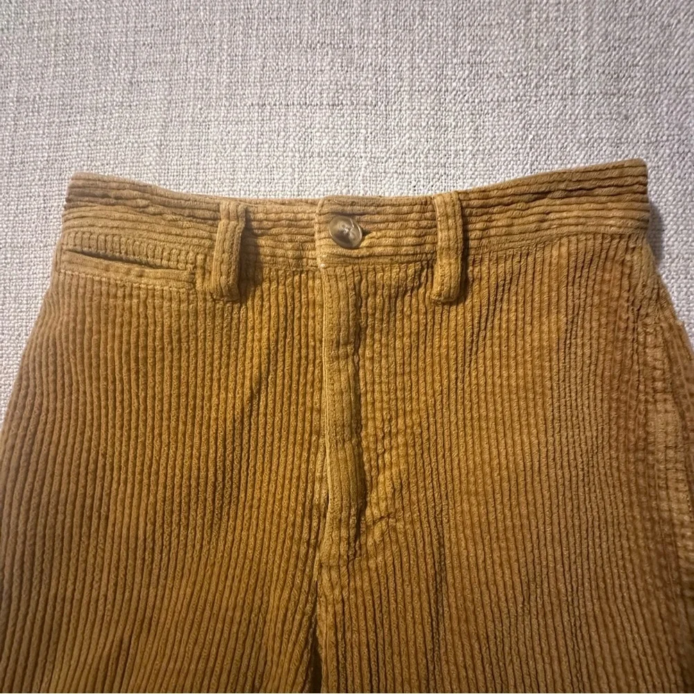 MADEWELL Slim Emmett Wide-Leg Crop Pant Corduroy Academia Old Money Preppy Wm 23 - Picture 5 of 16